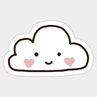 smiling cloud Sticker